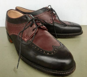 King Step Leather Golf Shoes Brown w Black Mens sz 8; Womens 9.5 "A Step Above" - Picture 1 of 9