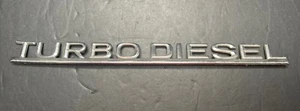 Tapa Trasera Mercedes W116,W123 300D TURBO DIÉSEL Original MBZ OE 1 Emblema,1168171915 - Imagen 1 de 5