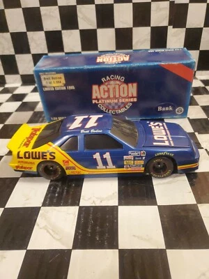  NASCAR 1995 acción 1:24 diecast Brett Bodine Lowe's Ford Thunderbird Bank Foto 1 de 4