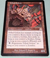 MTG Magic the Gathering Onslaught Tribal Golem - LP