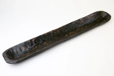 Long Wooden Baguette-5-6Wx38-40Lx2-3D in.-Dough Bowl-Farmhouse Bread Bowl-Colors - Image 1 of 4