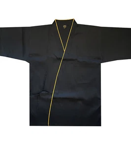 Unisex Sushi Chef Coat Server Short Kimono Japanese Restaurant Uniform Jackets - Picture 1 of 1