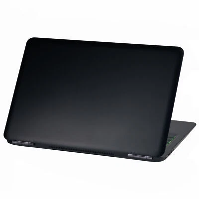 Laptop Folie Aufkleber Sticker 13-17"Zoll Skin Vinyl Notebook LP26 Matt Schwarz - Bild 1 von 4