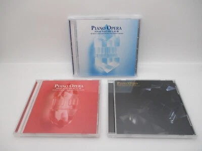 PIANO OPERA Final Fantasy 1 2 3 4 5 6 7 8 9 3CDs FF Japan import NOBUO UEMATSU - Image 1 of 4