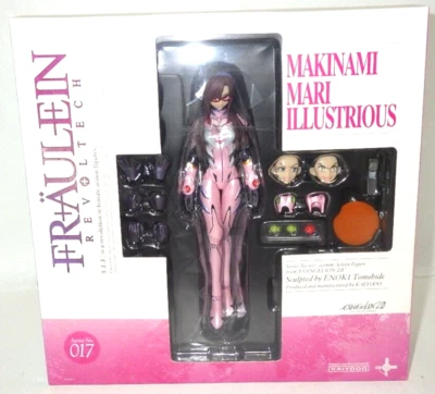 Kaiyodo Fraulein Revoltech No.017 Evangelion:2.0 Makinami Mari de Japón Raro Foto 1 de 4
