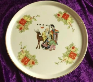 Antique Chinese Tray Plate Porcelain Double Happiness Wedding friendship - Picture 1 of 5