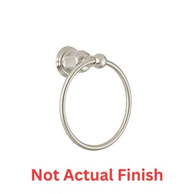 California Faucets 34-TR-SN Bathroom Towel Ring Cardiff Series SATIN NICKEL New! - Image 1 of 4