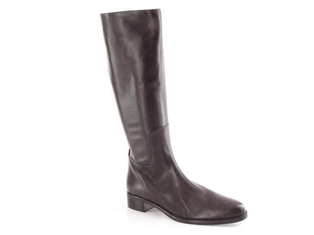 New VALERIE STEVENS Women Brown Knee-High Flat Side Zip Boot Shoe Sz 7.5 M - Image 1 of 1