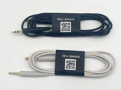 Cable AUX de audio para auriculares Bose genuino de 2,5 mm a 3,5 mm–QC45, QC35II, 35,25 Stock en EE. UU. Foto 1 de 4