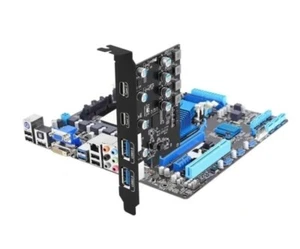 PCI-Express x1 USB 3.2 5Gb/s Adapter Karte: 4-Port PCIe Erweiterungskarte - Afbeelding 1 van 10