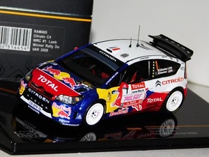 CITROEN C4 WRC #1 LOEB GANADOR RALLY DU VAR 2009 IXO RAM405 1:43 - Imagen 1 de 1