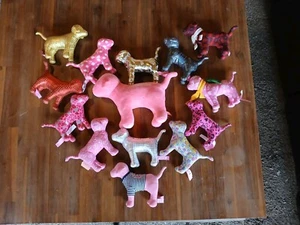 Lot of 14 Victoria's Secret PINK Mini Plush Collecible Dogs - Picture 1 of 5
