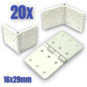 ✅ 20 Stück Nylon Scharnier 16x29mm RC Flugzeug Airplane Aileron Querruder Ruder✅ - Bild 1 von 11