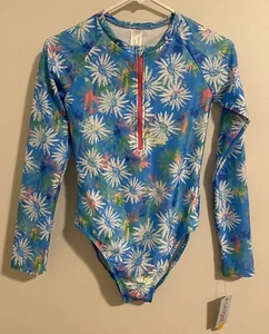  Cat Jack One Piece Bathing Suit Long Sleeve Girl XL 14/16 BNWT - Picture 1 of 7
