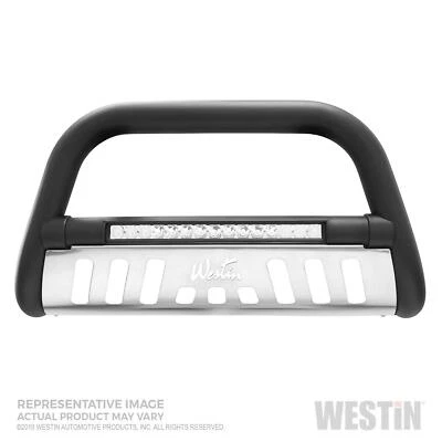 Barra Westin Ultimate LED Bull negra texturizada para Chevrolet Silverado 1500 19-21  Foto 1 de 3