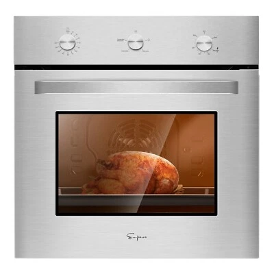 Empava 24-inch 2.3 cu. Ft. Single Propane Gas Wall Oven