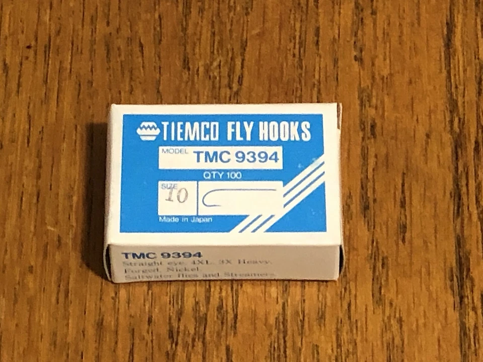 100 ganchos para atar moscas Tiemco, TMC 9394, talla 10 Foto 1 de 1