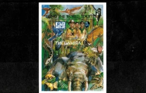 VINTAGE CLASSICS - Gambia 1987 - Boy Scout Jamboree - Souvenir - Scott 708 MNH - Picture 1 of 1
