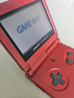Nintendo Gameboy Advance Sp AGS-001 Maroon+Working+Battery+Charger+Sharp Looking