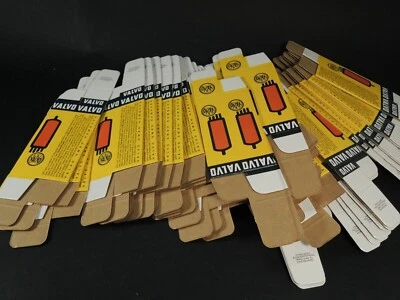 10x VALVO TUBE-BOX CARTON BOX for Radio Tubes 12AU7-12ax7/ecc803S,E83CC,E88CC - Image 1 of 4