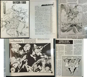 BAYCON 1989 Japanese Anime Program Guide MANGA Akira Macross Project A-Ko sci-fi - Picture 1 of 10