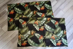 2 Biancheria da Surf Dean Miller Nero Tropicale Cuscino King Bark - Foto 1 di 6