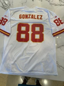 Tony Gonzalez jersey White Reebok NFL Size Large - Picture 1 of 6