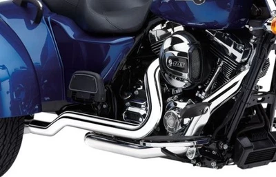 Cobra Powerport Trike Dual Chrome Header Pipes (6254) Foto 1 de 2