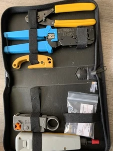 RJ45 crimping tool kit with Punch Down - Afbeelding 1 van 6