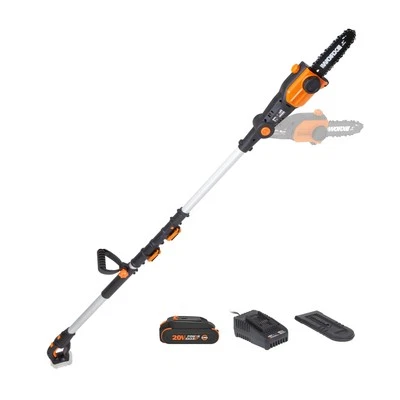 WORX 20V 8 Inch Pole Saw Lightweight Adjustable Electric Chainsaw Tool - Image 1 of 4