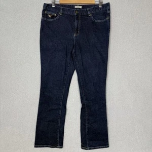 American Living Jeans Women's 12 (26x30) Revere Slim Leg Blue Dark Wash Stretch - Picture 1 of 12