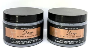 2 BATH & BODY WORKS Charcoal Body Scrub BLACK CHAMOMILE 11.5 oz - Picture 1 of 1