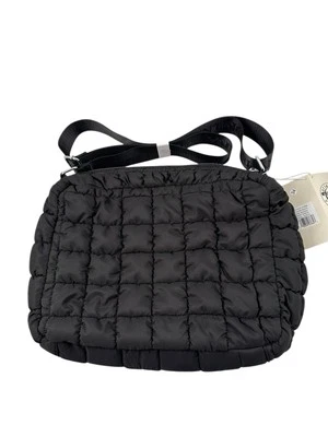 Valentino Orlandi Crossbody Bag Purse Quilted Puffer Black Adjustable Strap NEW - Image 1 of 4