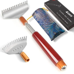 Back Scratcher with 2Pcs Wide Detachable Heads, Telescopic Back Scratcher for... - Picture 1 of 7