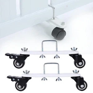 Efficient Moving Solution 2pcs Electric Heater Caster Stands Available Now - Picture 1 of 12