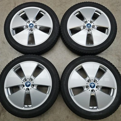 4x Original BMW i3 Winterräder 5Jx19 ET43 6852053 Bridgestone Blizzak LM500 RDKS - Bild 1 von 4