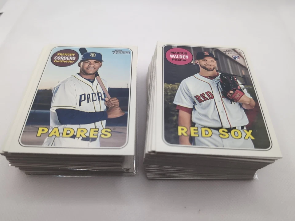 2018 topps heritage high number baseball complete your base set *PYC* - Image 1 of 1