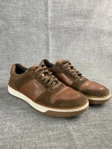 Cole Haan Grand Crosscourt Sneakers Mens Size 9M Brown Cognac Leather C31483 - Picture 1 of 6