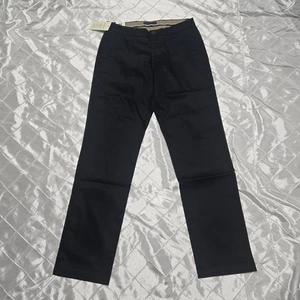 NWT Dockers Signature Khaki Straight Fit Lux Cotton Stretch Black 30x32 - Picture 1 of 10