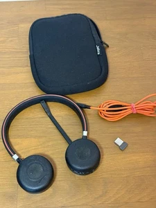 Jabra Evolve 65 stereo Headset Mit Dongle Und Tasche - Bild 1 von 10