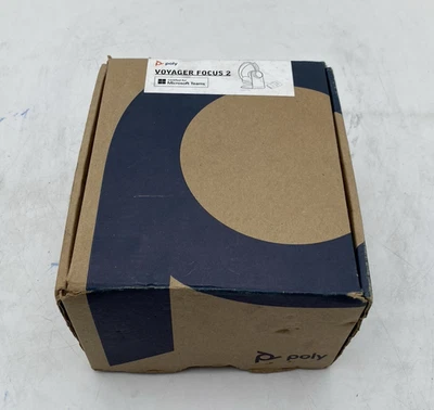 Poly Voyager Focus 2 Microsoft Teams Certified Headset - FAST SHIPPING - Image 1 of 4
