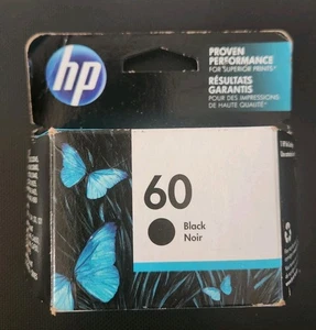 HP 60 Black Standard Yield Ink Cartridge CC640WN Warrenty Exp Sept 2016 - Picture 1 of 5