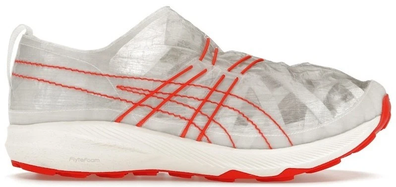 Size 9.5 - Kengo Kuma x ASICS Archisite ORU White Red