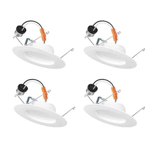 CE 5/6 Zoll Integrierte LED Einbauleuchte Retrofit Blende Farbe wählbar (4er Pack) - Bild 1 von 11