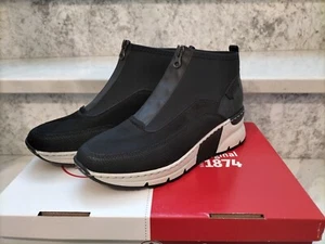 🌷 Tolle RIEKER Stiefeletten, schwarz-weiß, Gr. 39, NEU! 🌷 - Bild 1 von 9