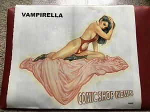 COMIC SHOP NEWS #1663 (2019) NM VAMPIRELLA GATEFOLD COVER SPIDER-MAN COMIC STRIP - Picture 1 of 1