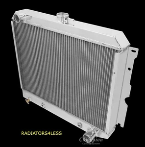 CHAMPION 3 ROW ALUMINUM RADIATOR 1968-74 DODGE MOPAR CARS 22" CORE SMALL BLOCK - Picture 1 of 2