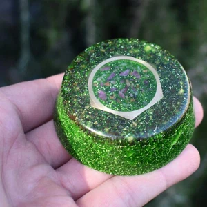 Orgone Energy Prosperity & Luck Towerbuster 50:50 METAL TO RESIN - Picture 1 of 5