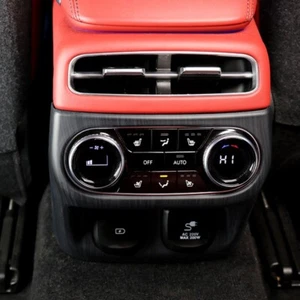 Matte Wood Grain Car Rear Air Vent Outlet Cover Trim For Genesis GV70 2022 2023 - Picture 1 of 6