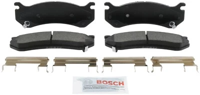Pastilhas de freio de cerâmica azul Bosch 2001-2010 GMC Sierra 2500 HD com traseira HD - Imagem 1 de 4